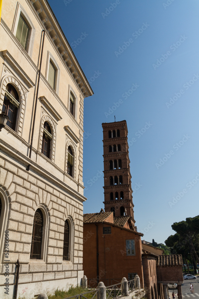 Rome, Italy. Typical architectural details of the old city Rome, Italy. Typical architectural details of the old city