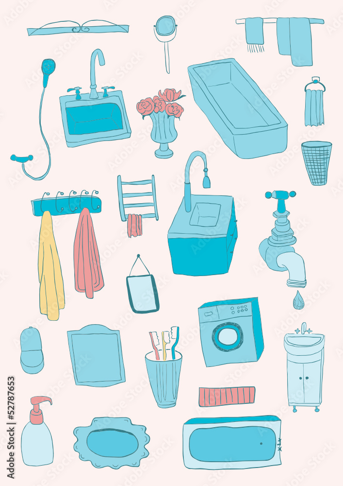 Bathroom objects Bathroom objects