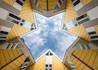 Fototapete Rotterdam Moderne Architektur in Rotterdam Innenstadt  © LorenaCirstea