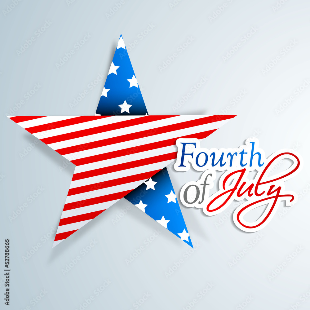 4th of July, American Independence Day background with star in n 4th of July, American Independence Day background with star in n