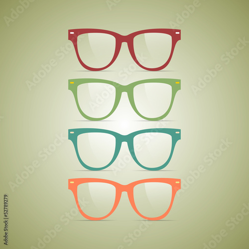 Hipster glasses