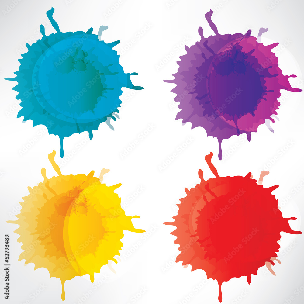 Abstract background with splash Abstract background with splash