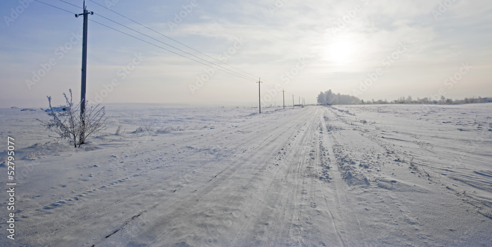 beautiful snowy expanses of the Russian winter beautiful snowy expanses of the Russian winter