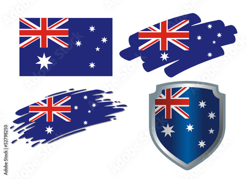 various Flags Australia
