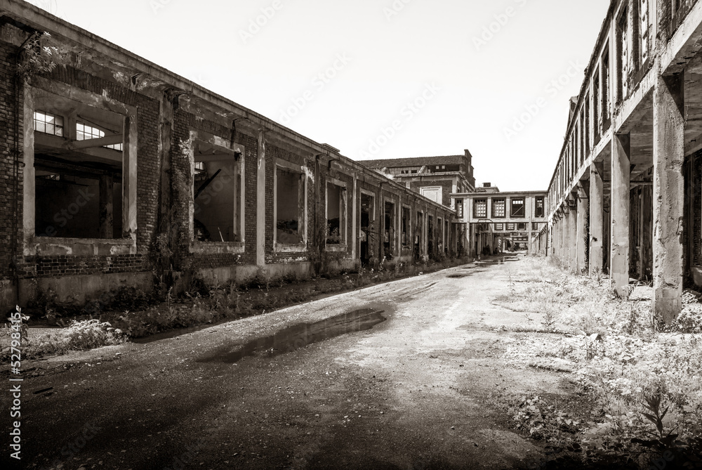 area industriale abbandonata
