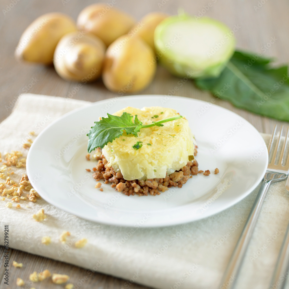 Sojahack-Kohlrabi-Kartoffel-Auflauf Sojahack-Kohlrabi-Kartoffel-Auflauf