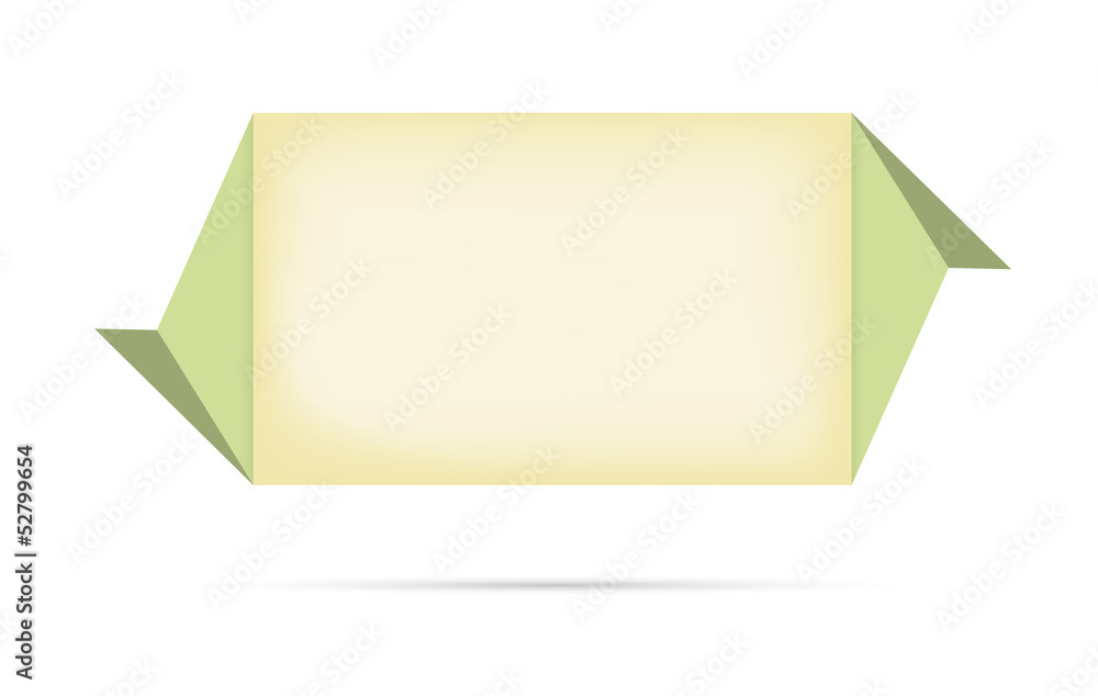 paper origami label paper origami label