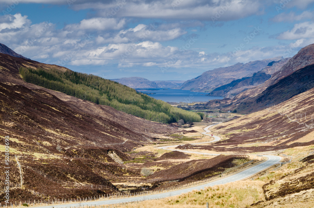 Loch Maree from Glen Docherty Loch Maree from Glen Docherty