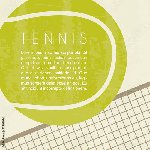 tennis design white