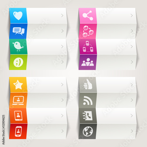 Rainbow - Social Media Icons
