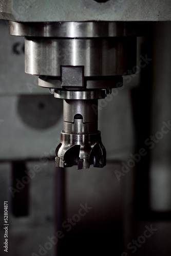 Naklejka cnc metal milling machine