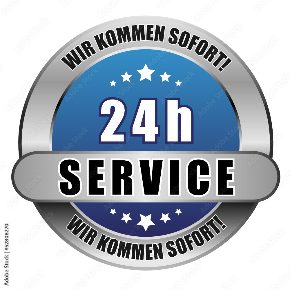 5 Star Button blau 24 H SERVICE WKS WKS 5 Star Button blau 24 H SERVICE WKS WKS