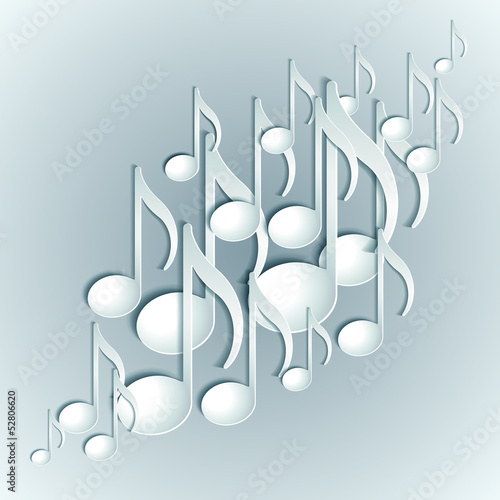 Music note background design.
