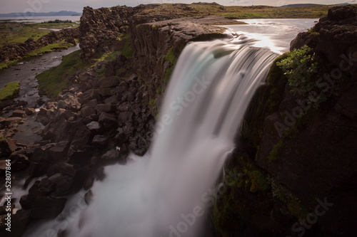 waterfall top view