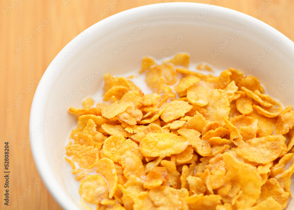 Corn flake in bowl Corn flake in bowl