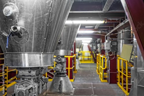 Industrial interior of a generic power plant