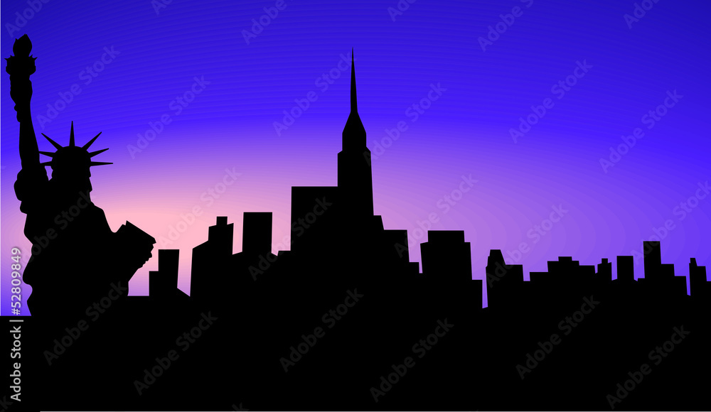 Sunset New York City