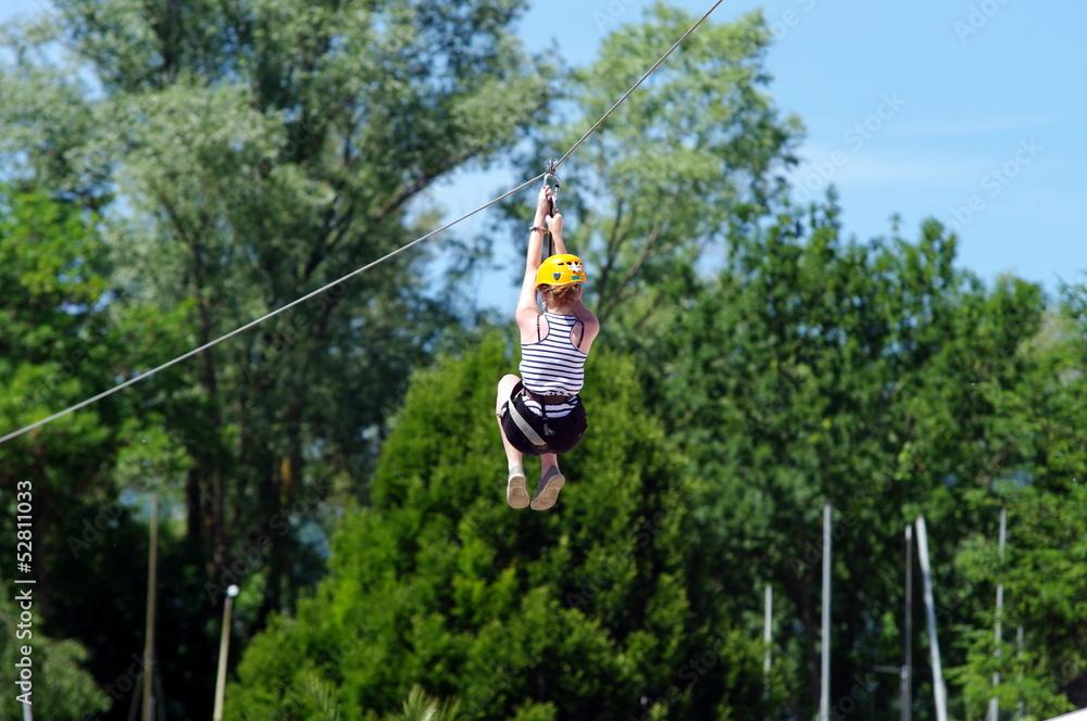 tyrolienne Stock Photo Adobe Stock