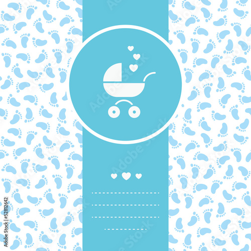 Baby shower boy card