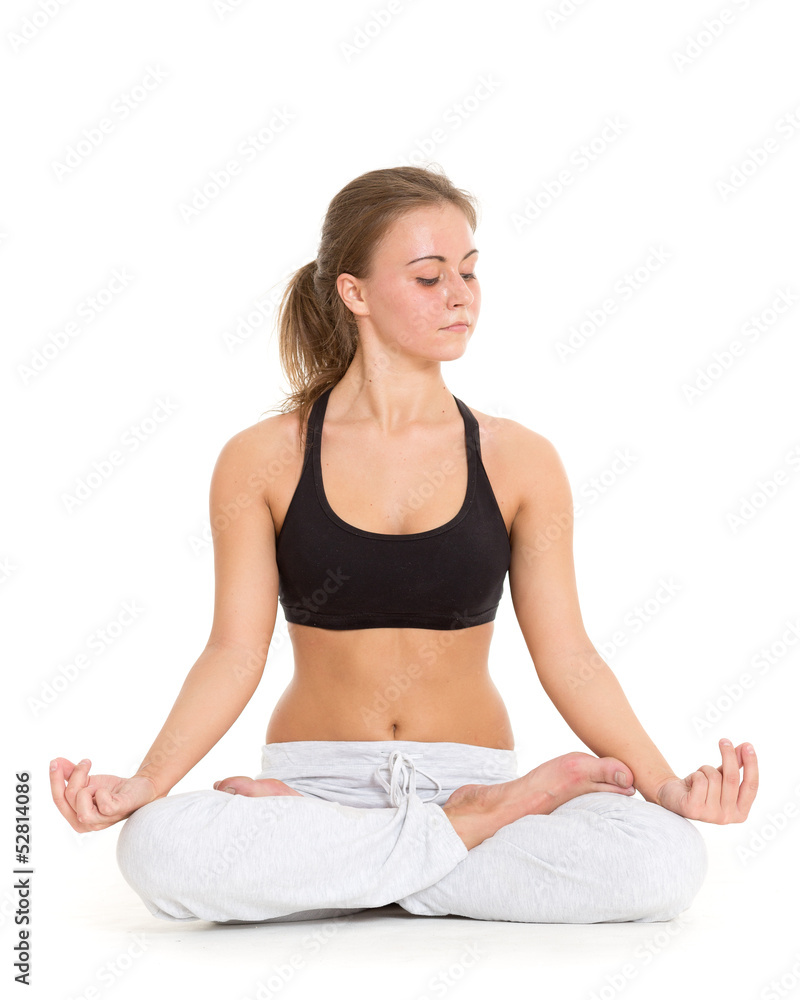 Sporty woman does exercises. Fitness. Sporty woman does exercises. Fitness.