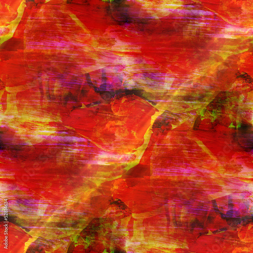 pattern red, yellow background texture watercolor seamless abstr