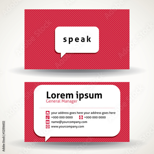 creative business card template