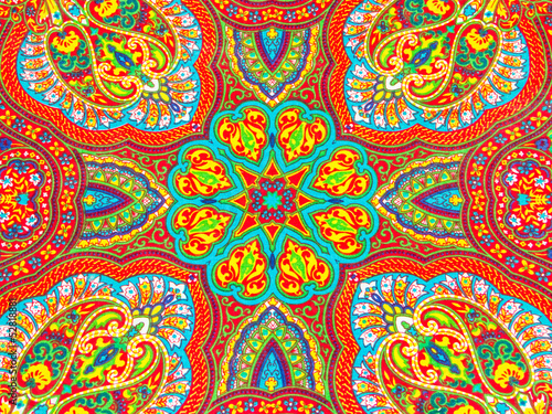 Colorful fabric design