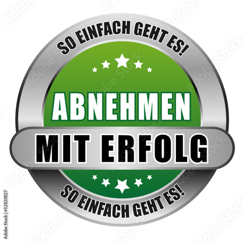 5 Star Button grün ABNEHMEN M