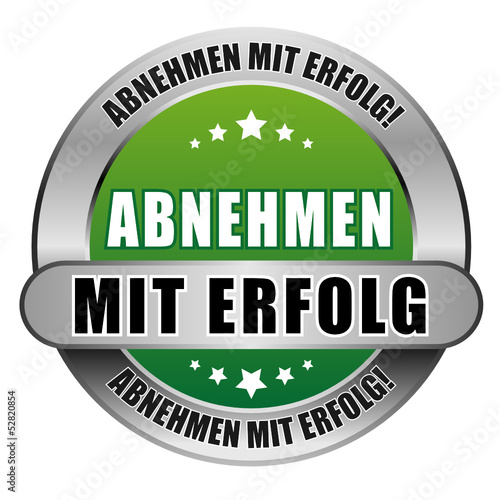 5 Star Button grün ABNEHMEN MIT ERFOLG DTO DTO