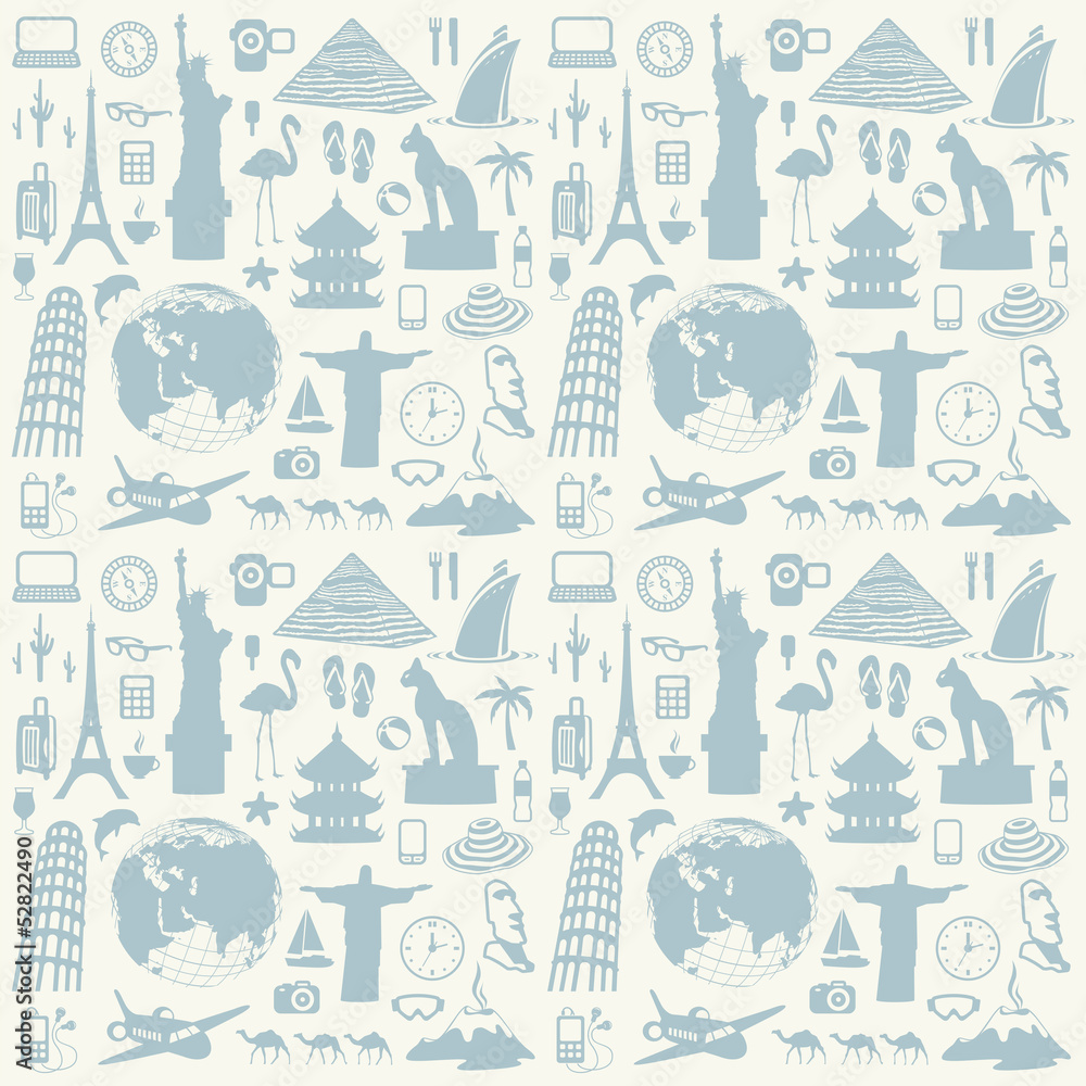 travel seamless background travel seamless background