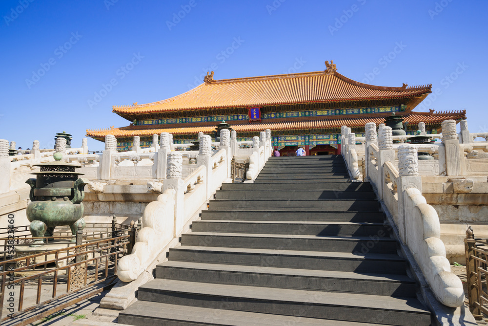 Obraz premium the Hall of Supreme Harmony in Forbidden City