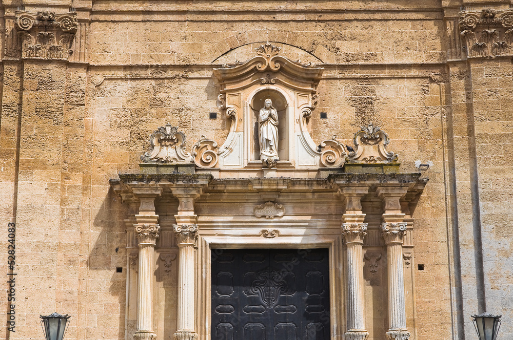 Naklejka premium Mother Church. Tricase. Puglia. Italy.