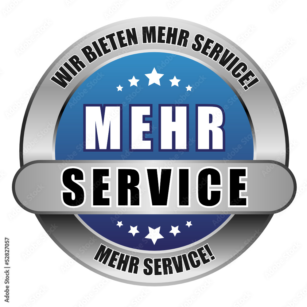5 Star Button blau MEHR SERVICE WBMS MS 5 Star Button blau MEHR SERVICE WBMS MS