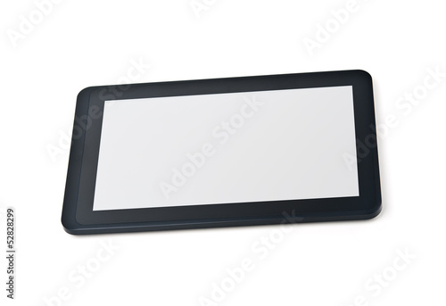 black tablet computer
