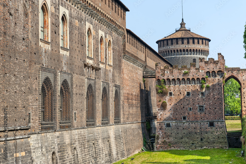 Milan (Lombardy, Italy) - The medieval castle