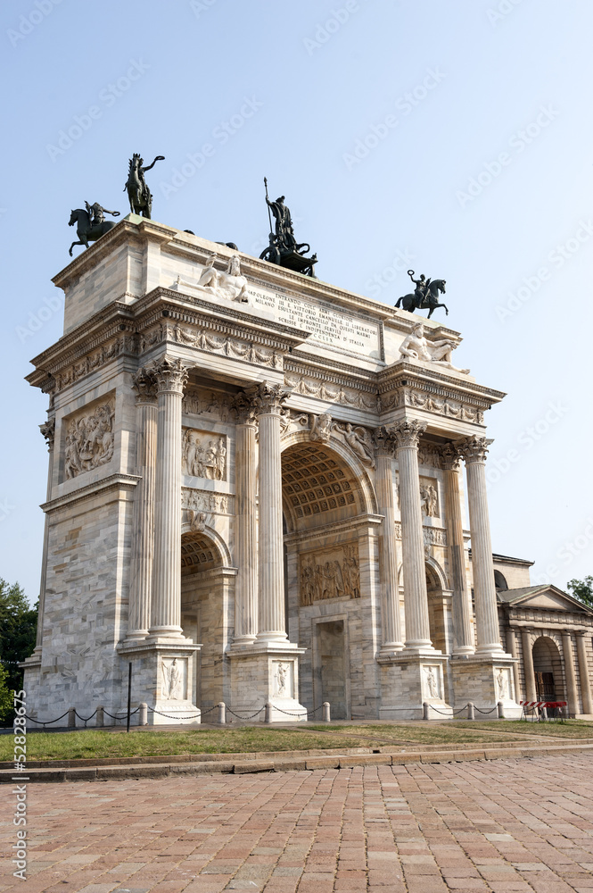 Obraz premium Milan (Italy) - Arco della Pace