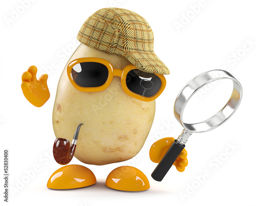 Sherlock Potato discovers a crime
