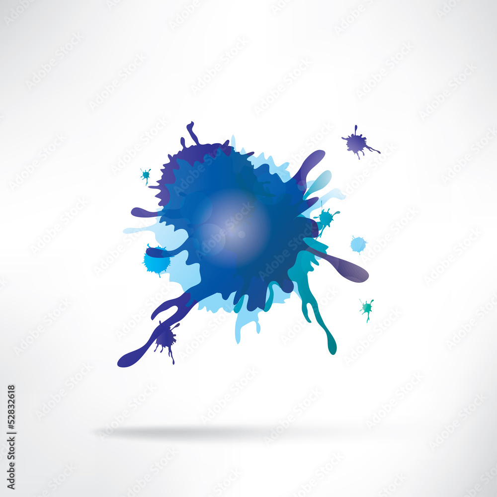Abstract background with splash Abstract background with splash