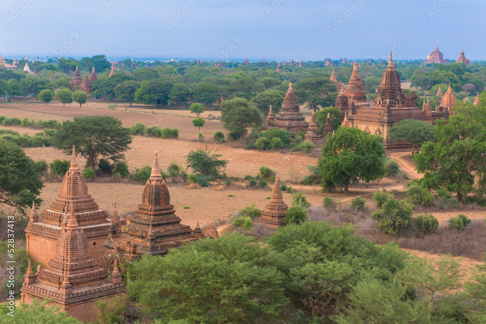scene of old Bagan, Burma