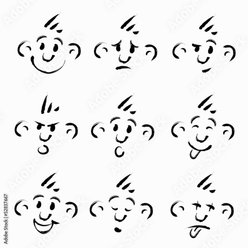 Doodle Face - Emotions