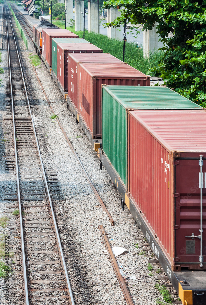 Obraz premium Freight train