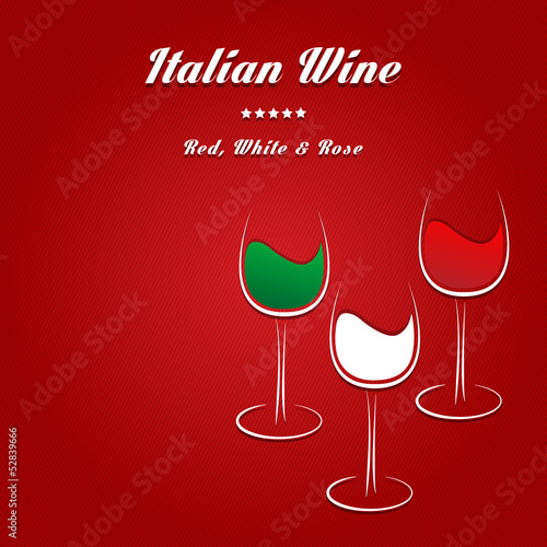 Italian wine list