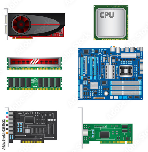 Computer parts set