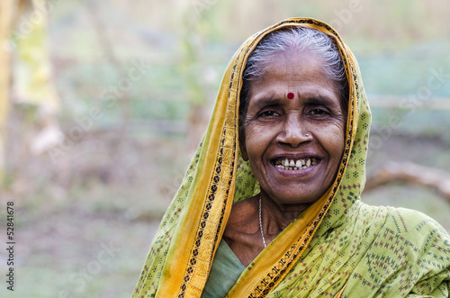 Slika na platnu Old Indian Woman
