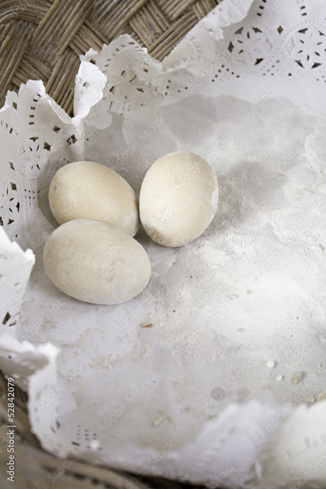 Eggs in basket Eggs in basket
