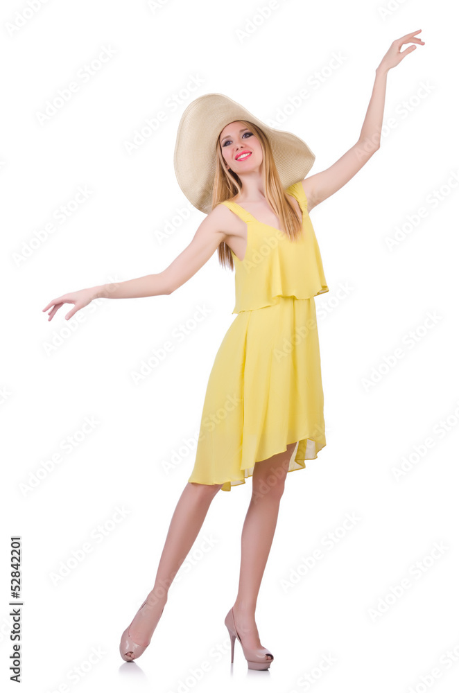 Young attractive woman ready for summer vacation Young attractive woman ready for summer vacation
