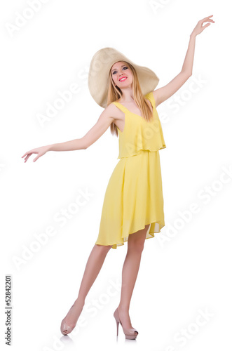 Young attractive woman ready for summer vacation