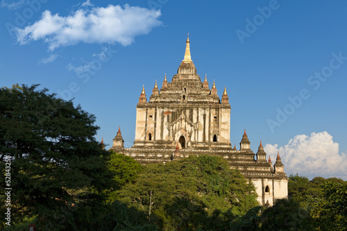 Thatbyinnyu temple in the morning in Bagan Burma © mlehmann78