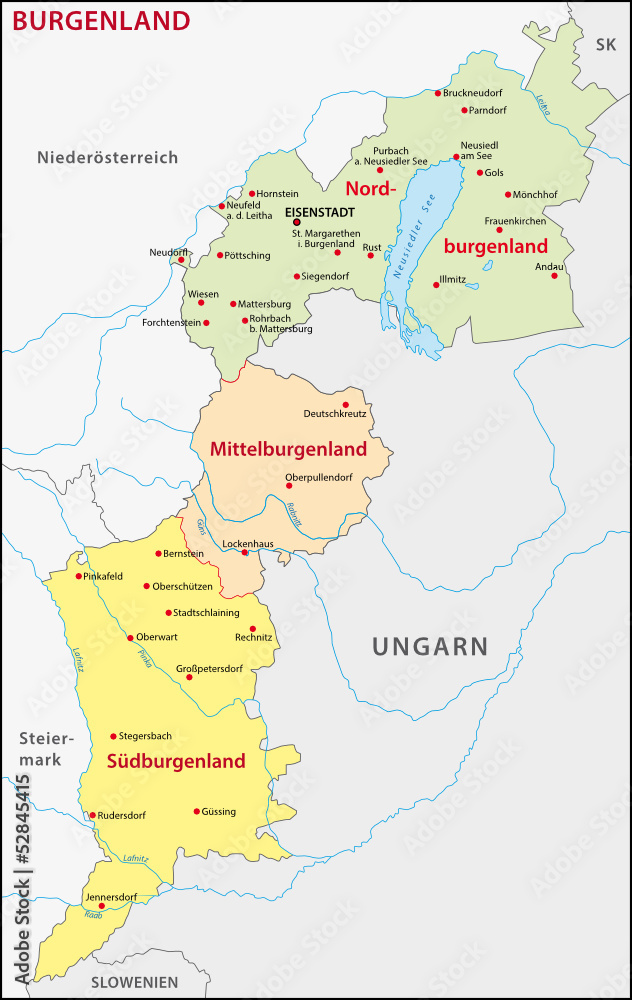 Burgenland Regionen