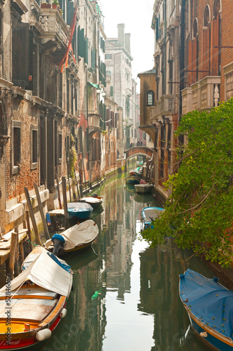 Colorful canal of Venice. Italy. © ysbrandcosijn